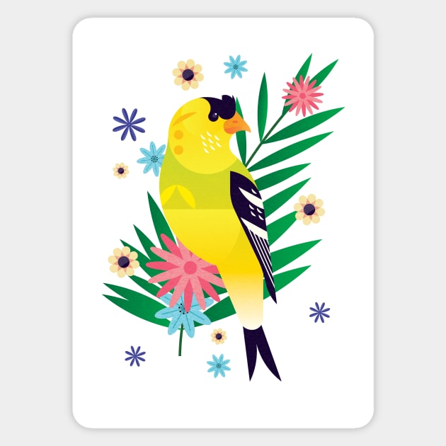 Goldfinch Sticker by jamesboast